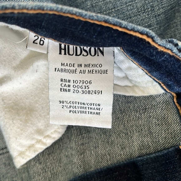 Hudson Riley relaxed straight jeans size 26 - Picture 3 of 7